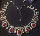 Authentic Swarovski Necklace New With Box With Matching Earrings.