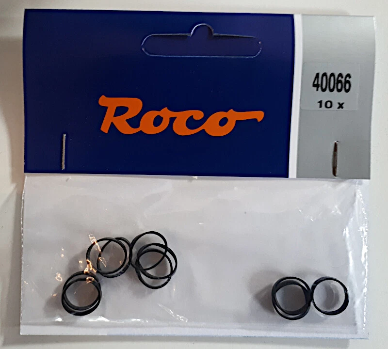 Roco 40066 Haftreifen für H0 - Lokomotiven, Haftringe, NEU OVP, 10 Stück