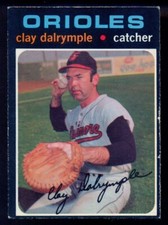 1971 TOPPS OPC O PEE CHEE BASEBALL #617 Clay Dalrymple EX-NM Baltimore Orioles
