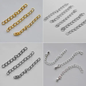 10 Piezas Cadena Alargadora 3,5x45mm Colgante Cadena - Imagen 1 de 4
