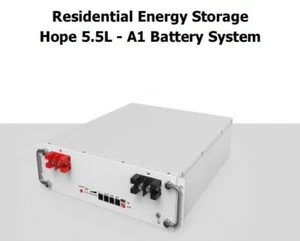 Growatt Hope 48V(51.2V) 106Ah 5.5kwh Lithium Battery & Installation Kit - Picture 1 of 9