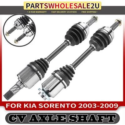 Conjunto de eje CV delantero de 2 piezas para Kia Sorento 2003-2009 3,3 L 3,8 L 3,5 L 4x4 Foto 1 de 4