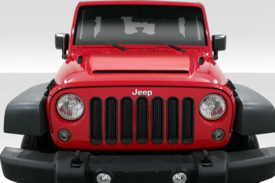 For 2007-2018 Wrangler Duraflex Rage Hood - 1 Piece Foto 1 de 4