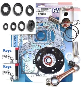 Yamaha DTR125 DT125 R Engine Rebuild Kit - Mitaka Rod Piston Gaskets Seals-(ALL) - Picture 1 of 2