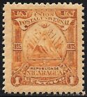 Nicaragua #71 (A10) VF MINT - 1895 1c Coat of Arms