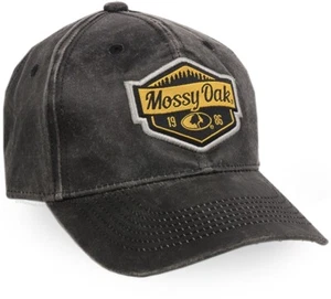 Mossy Oak Heavy Washed Low Crown Cap with 3D Woven Label - Picture 1 of 2