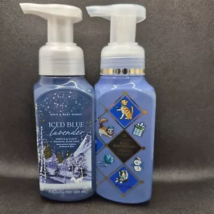 NEW BATH BOBY WORK ICE BLUE LAVANDER HAND SOAP & BLUE RASPBERRY HAND SOAP 8OZ - Picture 1 of 10