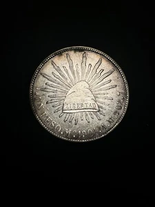 1901 Lun AM México 1 Peso - Imagen 1 de 2