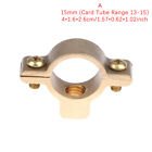 Fit 15 22 28 35 40Mm Od Tube Brass M10 Pipe Clamp Bracket Support Hanger Fixe Sp