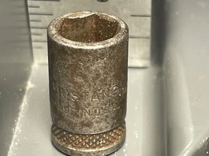 RARE "MUSTANG 11/32" 1/4drive 6pt Socket - Picture 1 of 4