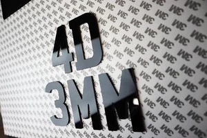 3M Tape Applied Acrylic Sheet Premium Self-Adhesive Board 60 x 40cm Black Gloss - Picture 1 of 1