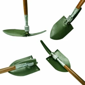 Folding Multi-Function High Carbon Content Steel Shovel Garden Camping Spade ECs - Picture 1 of 12