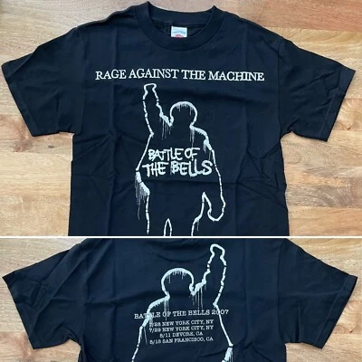 RAGE AGAINST THE MACHINE original ‘07  Battle Of The Bells Shirt never used Sz S - Image 1 of 4