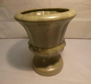 Haeger Pottery Pedestal Planter  Green - Picture 1 of 3
