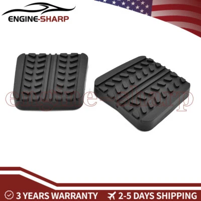 2Pcs Brake Clutch Pedal Pads Cover For Mazda RX-7 323 626 929 B2000 B2200 B2500 Foto 1 de 4