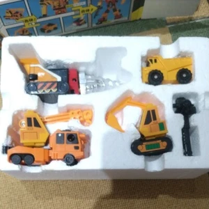 TAKARA BRAVE POLICE Super Build Building Tiger 1994 Transformers Robot Figure - Picture 1 of 5