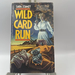 Wild Card Run by Sara Stamey (1987, Paperback) Signed By Author - Picture 1 of 8