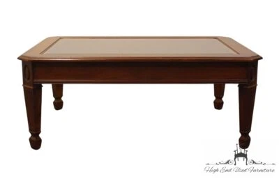 HEKMAN FURNITURE Italian Provincial Style 48x36" Glass Topped Accent Coffee T... - Image 1 of 4