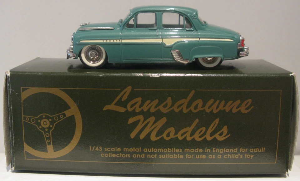 Lansdowne Models 1:43 LDM 2 Met Green 1957 Vauxhall Cresta E Series - Image 1 of 4