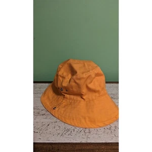 J.Crew Bright Orange Bucket Hat - Picture 1 of 4