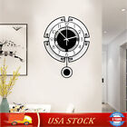 Large Swing Wall Clock Modern Nordic Living Room Silent Pendulum Wall Clock