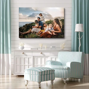 Stampe su tela personalizzate con la tua foto, arte da parete su tela personalizzata, arredamento casa - Foto 1 di 6