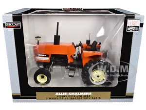 ALLIS-CHALMERS 6060 2WD TRACTOR W/RADIO ORANGE 1/16 DIECAST BY SPECCAST SCT946 - Picture 1 of 2