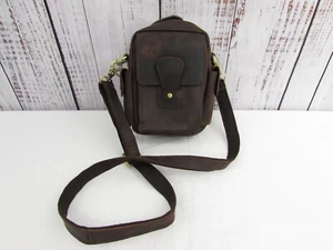 Tiding Genuine Thick Leather Men Shoulder Messenger Crossbody Bag SATCHEL - Picture 1 of 22