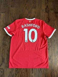 Manchester United 21/22 RASHFORD Home football shirt Adidas H31447 Sz XL NWOT - Picture 1 of 6