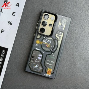 S25 Ultra M20 Circuit Lable Silver Plate IMD Case For Samsung Galaxy S24 S23 Ult - Imagen 1 de 67