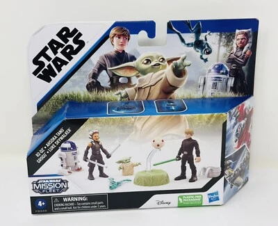 Star Wars Mission Fleet R2D2 Ahsoka Grogu Luke Skywalker paquete de 4 figuras de 2,5" Foto 1 de 4