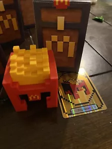 2025 McDonald's Minecraft Adult Happy Meal FRY HELMET With Unused Code unopened - Picture 1 of 1