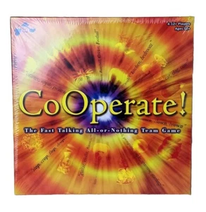 CoOperate! Family Fun Traditional Board Game 4-12 Players Ages 12+ New & Sealed - Picture 1 of 9