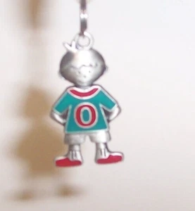 NEW Boy Child Shaped Initial Charm pendant Mom Kids Letters " O " by Ganz - Picture 1 of 2
