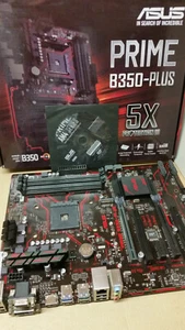 Asus Prime B350-Plus Rev.1.05, AMD Socket AM4 Motherboard - Picture 1 of 12