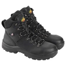 THOROGOOD SHOES 804-6365 D 11 Six Inch Black Work Boot,Steel,11,PR