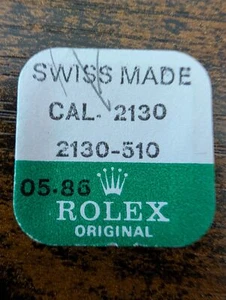 ROLEX - EJE DE BARRIL - SELLADO DE FÁBRICA - CAL 2130 PARTE 2130-510 - Imagen 1 de 2