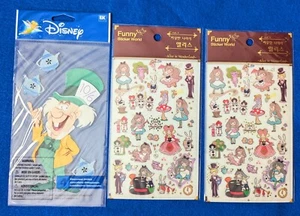 Alice im Wunderland Lustige Welt Kawaii & Verrückter Hutmacher EK Erfolg Sticker Pack Posten - Bild 1 von 5