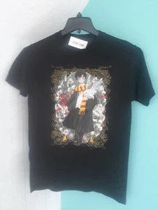 Harry Potter Floral Portrait schwarzes T-Shirt Herren Größe Medium neu mit Etikett - Bild 1 von 6