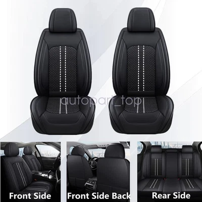 For Acura RDX ILX NSX TL EL RL CL Car Seat Cover Full Set Faux Leather 5-Seats - Image 1 of 4