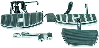 20 Harley Freewheeler OEM Left Right Rider Floorboard Pass Foot Rest Skull 1370 - Image 1 of 4