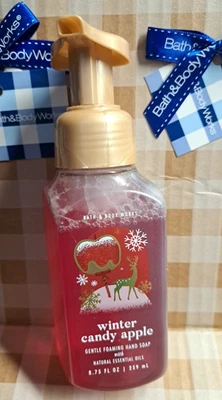 JABÓN DE MANOS GEL SUAVE BATH & BODY WORKS INVIERNO CARAMELO MANZANA 8,75 FL/oz 236 ml NUEVO Foto 1 de 3