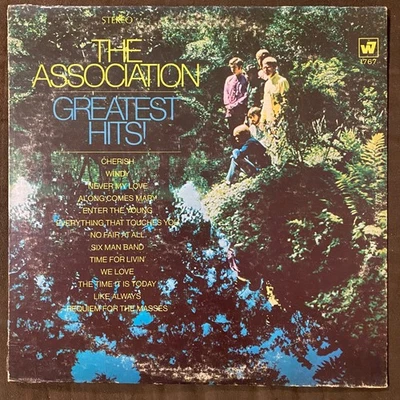 THE ASSOCIATION Greatest Hits - 1970s Shield Label Pressing Warner Bros. LP - EX - Image 1 of 4