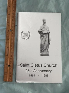 A - Saint Cletus Catholic Church WARREN MI 25th Anniversary 1961 - 1986 Book - Picture 1 of 3