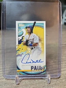 Paul Molitor # /50 Mini Auto 2022 Topps Rip Milwaukee Brewers W - Bild 1 von 2