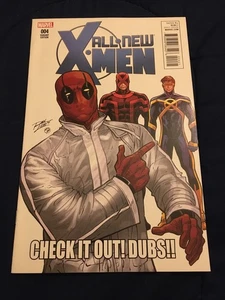 Nuevo X-Men #4 Ron Lim 1:10 variante Deadpool casi nuevo Marvel Comics 2015 - Imagen 1 de 2