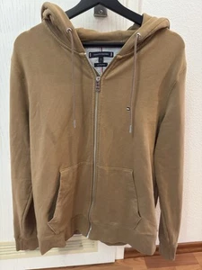 Tommy Hilfiger Sweatjacke Hoodie Gr. M hellbraun wie Neu - Bild 1 von 1