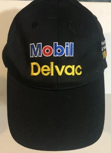 Mobil Delvac Gorra Sombrero Ajustable Negro Nascar H1 - Imagen 1 de 4