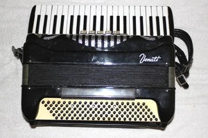 Venuti Italian Made Vintage Piano Accordion 5 Register Switches w/ Hard Case - Imagen 1 de 7
