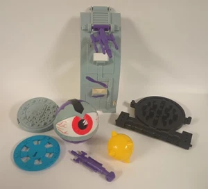 Vintage 1990 TMNT Technodrome And Lair Radar Eye Top Piece Part Original Lot - Bild 1 von 6